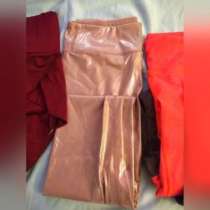 Metallic Pink Leggings